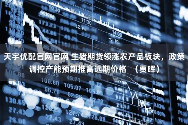天宇优配官网官网 生猪期货领涨农产品板块，政策调控产能预期推高远期价格  （贾晖）