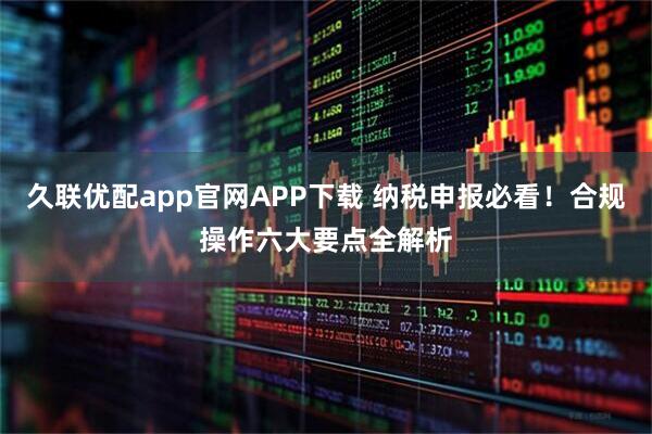 久联优配app官网APP下载 纳税申报必看！合规操作六大要点全解析