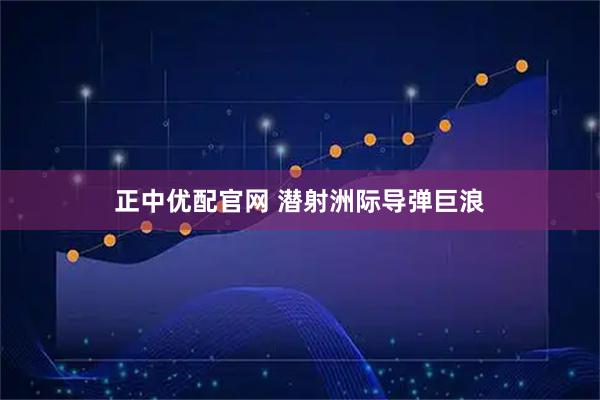 正中优配官网 潜射洲际导弹巨浪